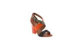 Jungle Multi Color Heel Sandals
