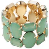 Pulseira verde água